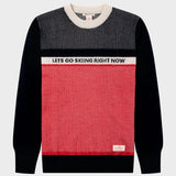 Pinstripe Crew - Herre - Faded Navy