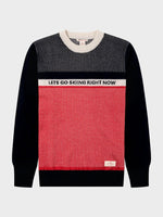 Pinstripe Crew - Herre - Faded Navy