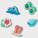 Crocs 5 Pack Jibbits - Beach Time