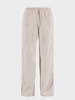 Luca linen Trousers - Dame - Chalk-melange