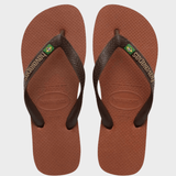 Brasil Logo Klipklapper - Dame - Rose/Coffee - Gumpel & Co