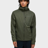Freelight Reversible Midlayer med Hætte - Herre - Grøn / Olive Extreme