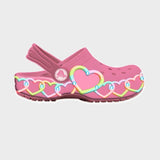 CROCS Classic Heart Lights Clog Crocs - Børn - Pink Lemonade