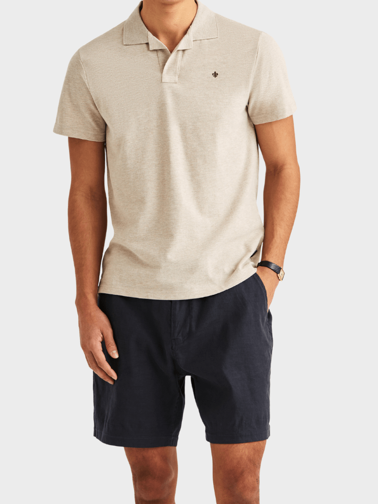 Morris Dylan Piqué Shirt - Khaki