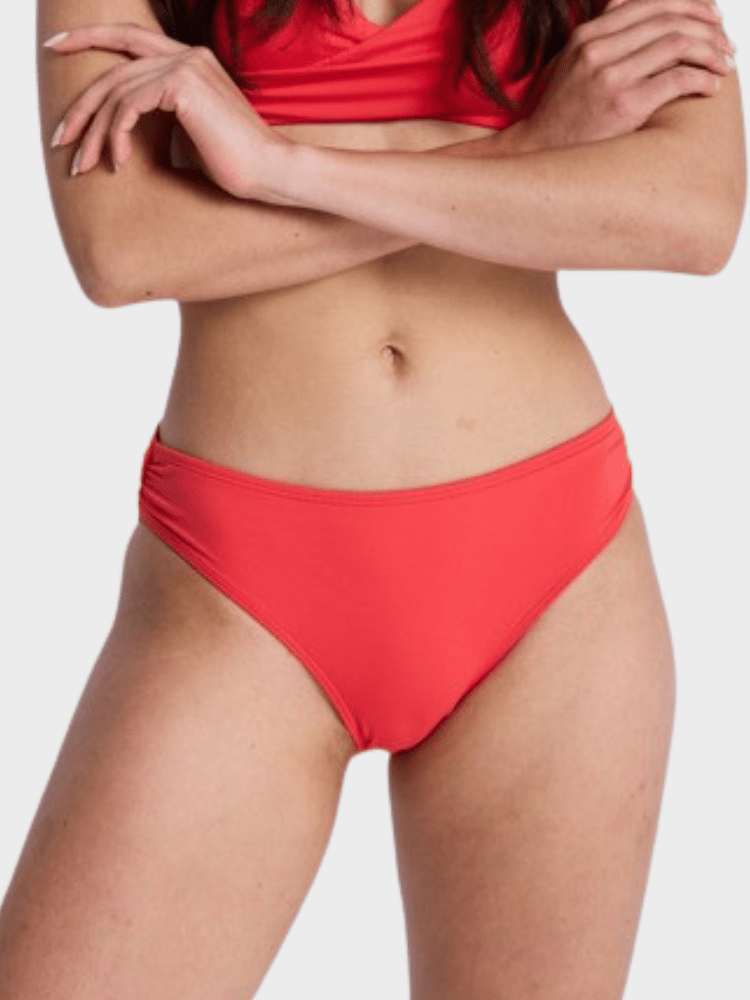 Roxy Solid Essentials Hipster Bikini Underdel - Dame - Hibiscus