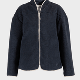 BLUE SPORTSWEAR Delta teddyfleece Blouse - Dame - Dusty Navy