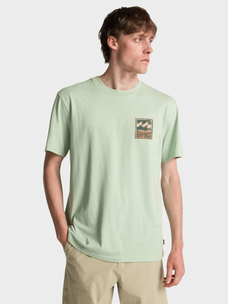 Billabong Stamp T-Shirt - Herre - Vintage Green