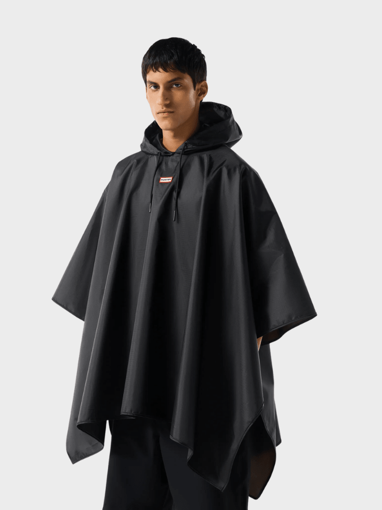 Hunter Hunter Packable Poncho - Unisex - Sort