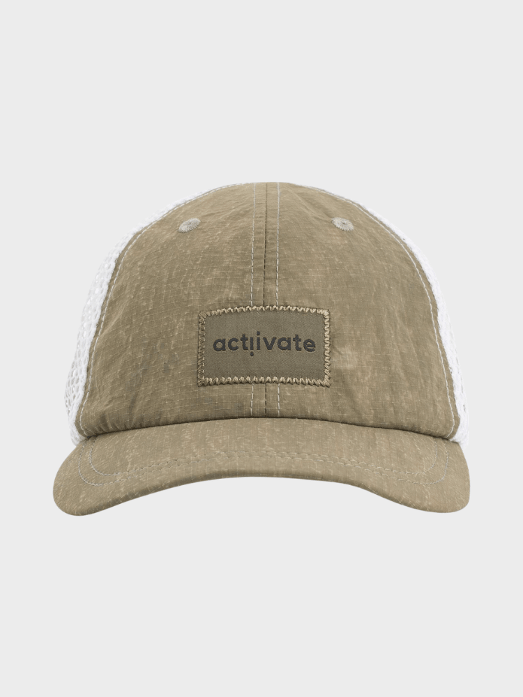Blaze Foldable Washed Trucker Cap - Unisex - Khaki - Gumpel & Co