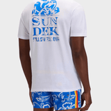 Sundek Follow The Sun Tshirt - Herre - White