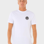 Rip Curl Wettie Icon T shirt - Herre - Optical White