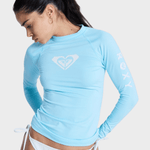 Whole Hearted Langærmet UV trøje - Dame - Tanager Turquoise - Gumpel & Co