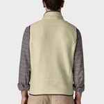 Patagonia Retro Pile Vest - Herre - Pelican w/Smolder Blue