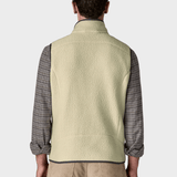 Patagonia Retro Pile Vest - Herre - Pelican w/Smolder Blue