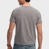 Classic Essential Stripe T-shirt - Herre - Prep Navy Stripe - Gumpel & Co