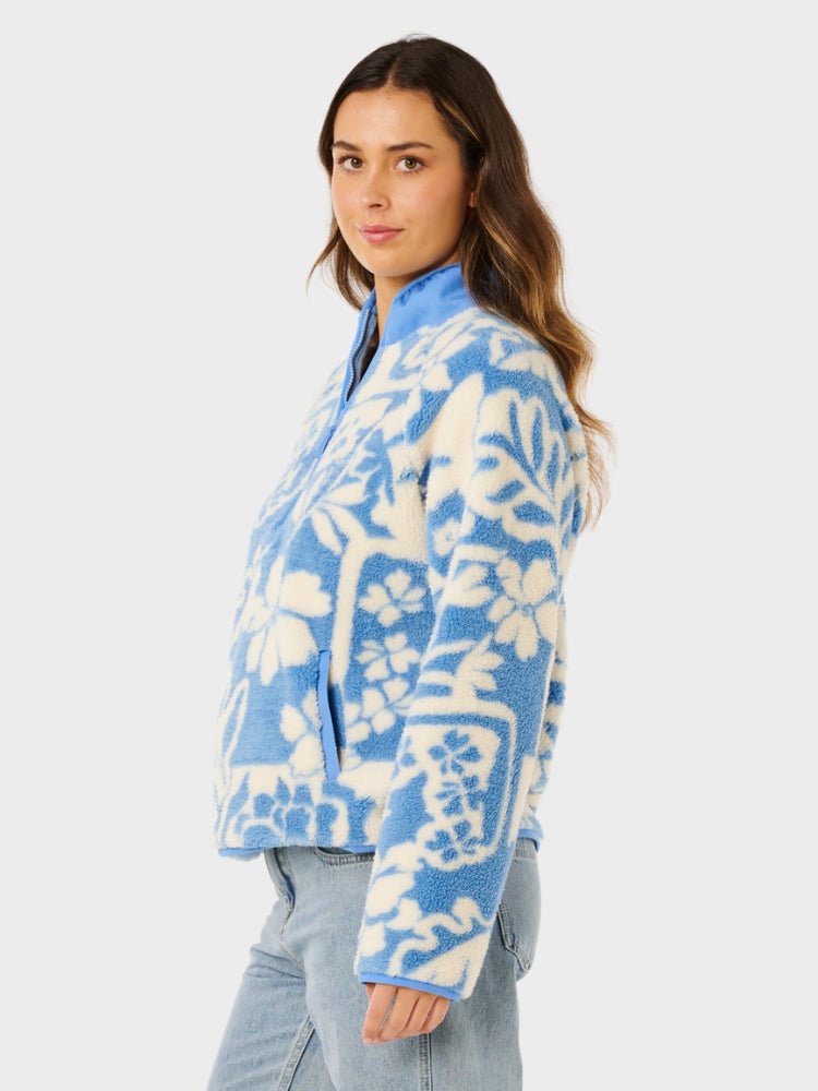 Rip Curl Party Pack Polar Fleece - Dame - Blue