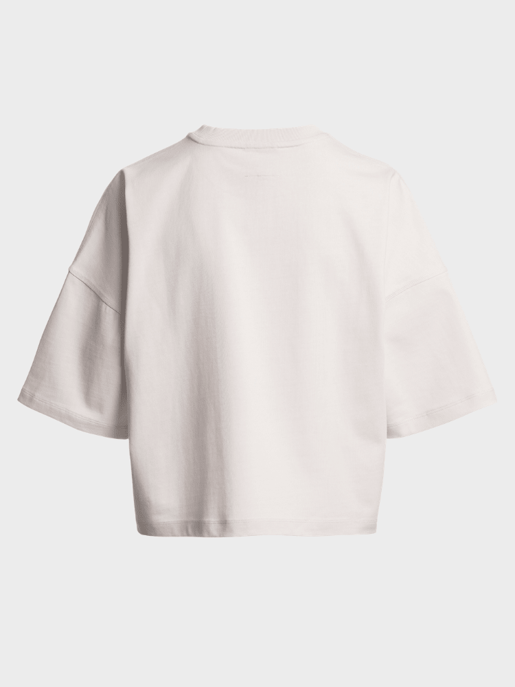 Rozanne T-Shirt - Dame - Blush White - Gumpel & Co