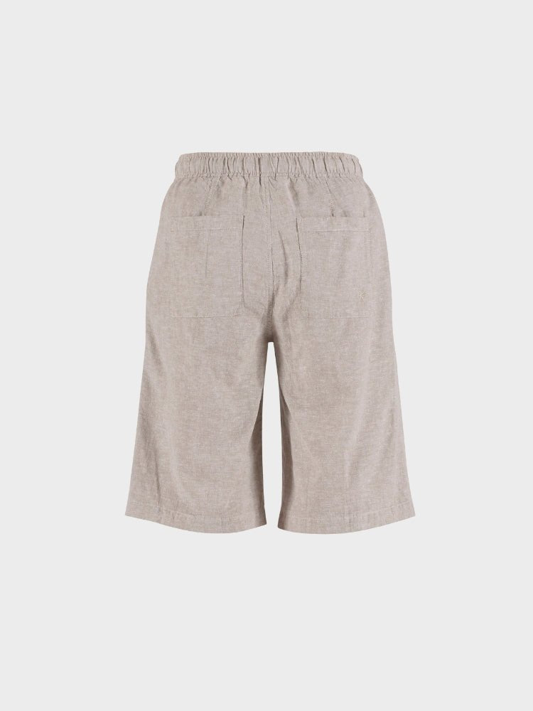 BLUE SPORTSWEAR Lisamarie linen Bermudas - Dame - Chalk-melange