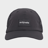 STATE OF WOW Blaze Foldable Solid Trucker Cap - Unisex - Black