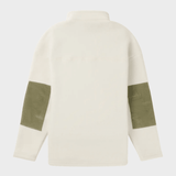 V Bond Cord Fleece - Herre - Natural / Olive Ash - Gumpel & Co