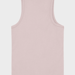 KNOWLEDGE COTTON APPAREL Racer Rib Top - Dame - Pale Pink