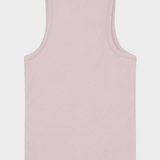 KNOWLEDGE COTTON APPAREL Racer Rib Top - Dame - Pale Pink