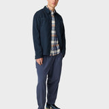 Dune regular checked flannel shirt Skjorte - Herre - Navy