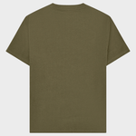 KNOWLEDGE COTTON APPAREL T-shirt m/brystprint - Herre - Burned Olive