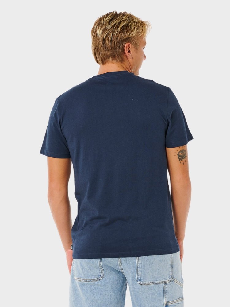 Rip Curl Wettie Icon T shirt - Herre - Dark Navy