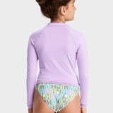 Whole Hearted Langærmet UV trøje - Pige - Crocus Petal - Gumpel & Co