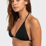 Billabong Sol Searcher Multi Tri Bikinitop - Dame - Black Pebble