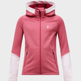Rider Essentials Midlayer m/lynlås - Børn - Mountain Blush / Frosted Blossom