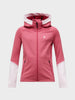 Rider Essentials Midlayer m/lynlås - Børn - Mountain Blush / Frosted Blossom