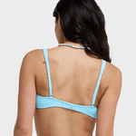 Roxy Palm Dreams Elongated Tri Bikini Top - Dame - Tanager Turquoise