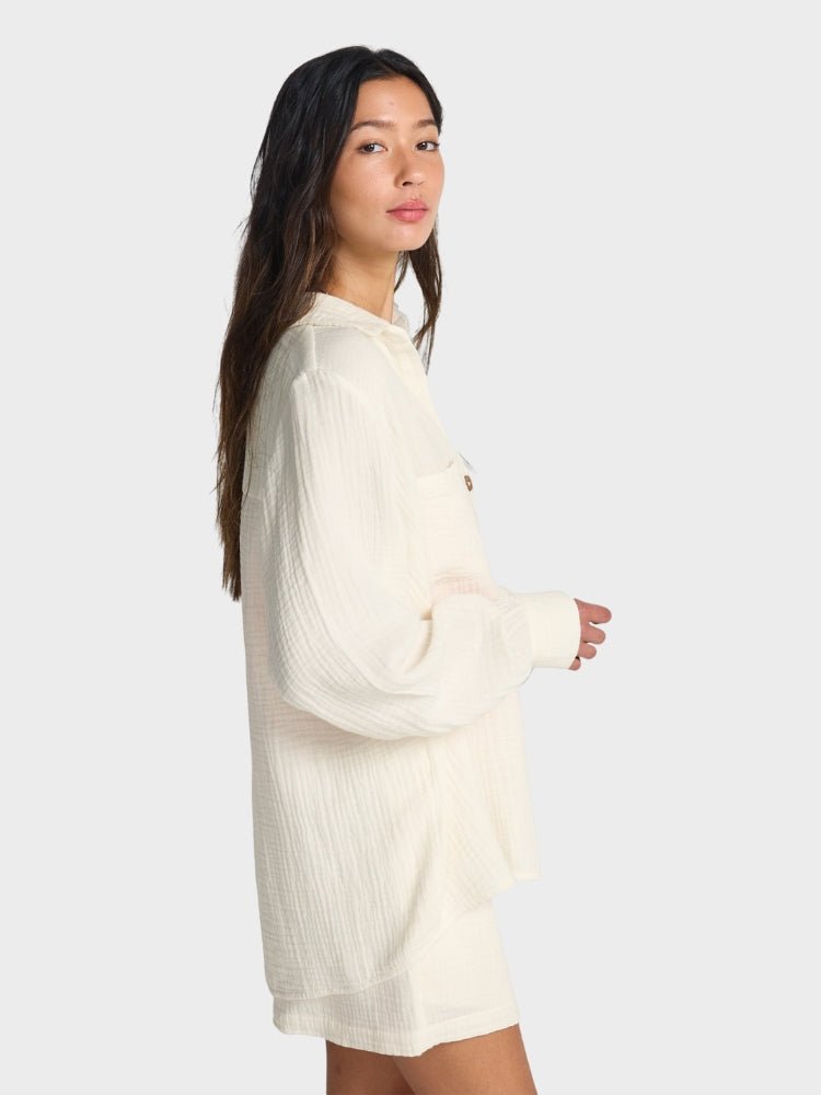 Billabong Swell Blouse Bluse Skjorte - Dame - Salt Crystal