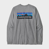 Long Sleeved P 6 Logo Responsibili Tshirt - Herre - Grå