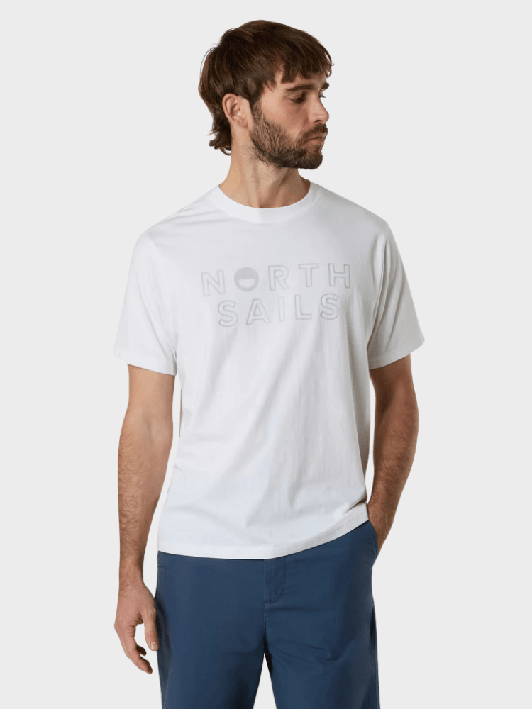 NORTH SAILS T-shirt med grafisk print - Herre - White