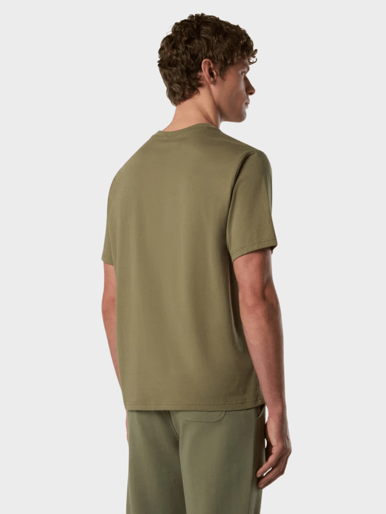 NORTH SAILS T-shirt med grafisk print - Herre - Deep Green