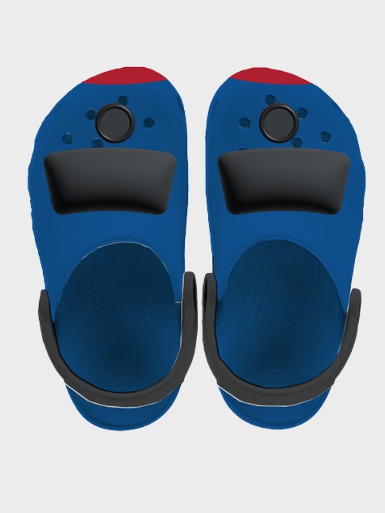 CROCS Classic IAM Train Clog Toddler Crocs - Børn - Blue Bolt/Carbon