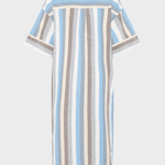 KNOWLEDGE COTTON APPAREL Skjortekjole - Dame - Multi color stripe