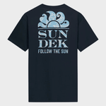 Follow The Sun Tshirt - Herre - Navy - Gumpel & Co