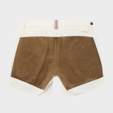 7 Inch Field Shorts - Herre - Off White / Tan - Gumpel & Co
