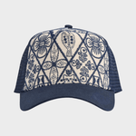 STATE OF WOW Derek A-Shape Trucker Cap - Unisex - Navy