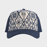 STATE OF WOW Derek A-Shape Trucker Cap - Unisex - Navy