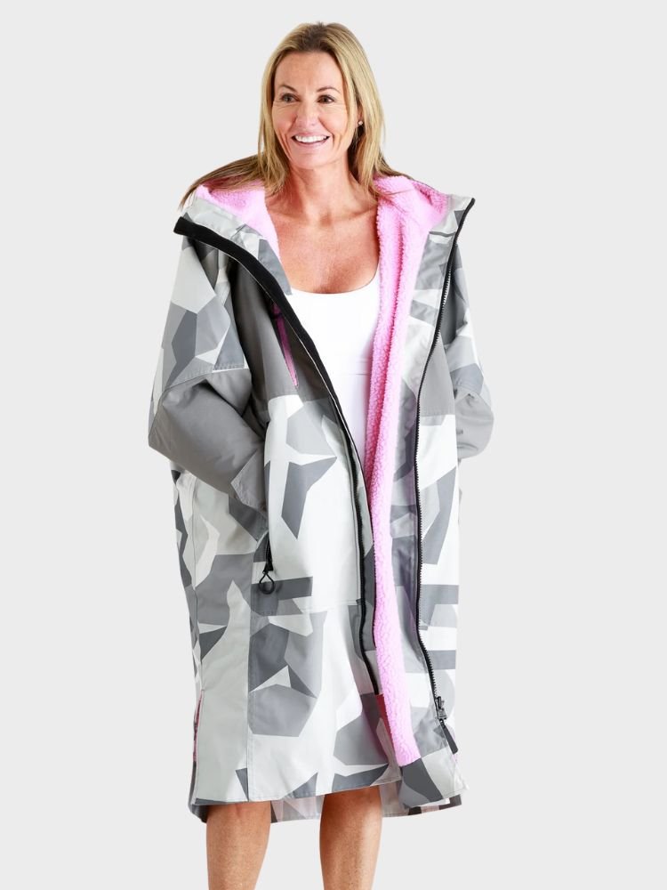 White Water Robe - Arctic Camo / Pink - Gumpel & Co