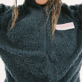 W Mountain Airy Fleece Half Zip - Dame - Anthracite Navy