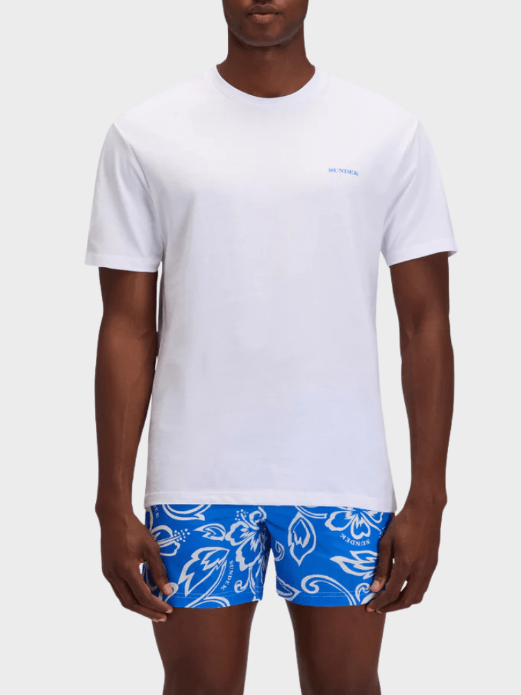 Sundek Follow The Sun Tshirt - Herre - White