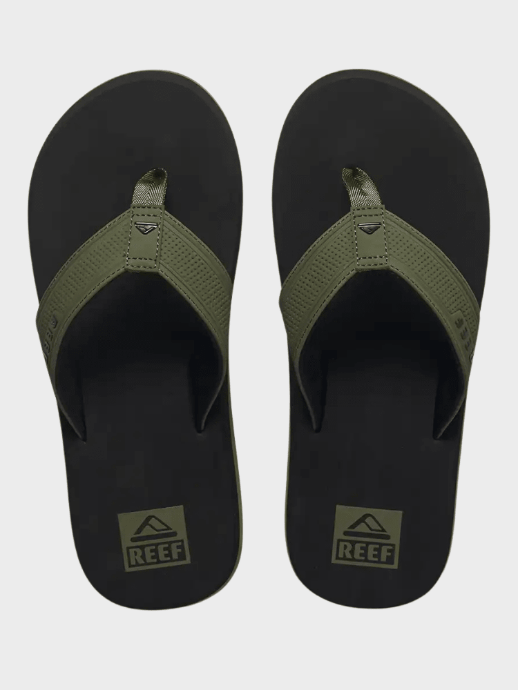 The Layback Klipklapper - Herre - Black/Olive - Gumpel & Co