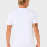 Rip Curl Wettie Icon T shirt - Herre - Optical White