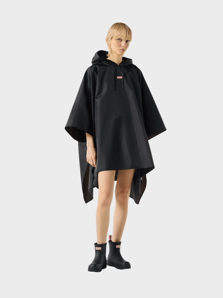 Hunter Hunter Packable Poncho - Unisex - Sort